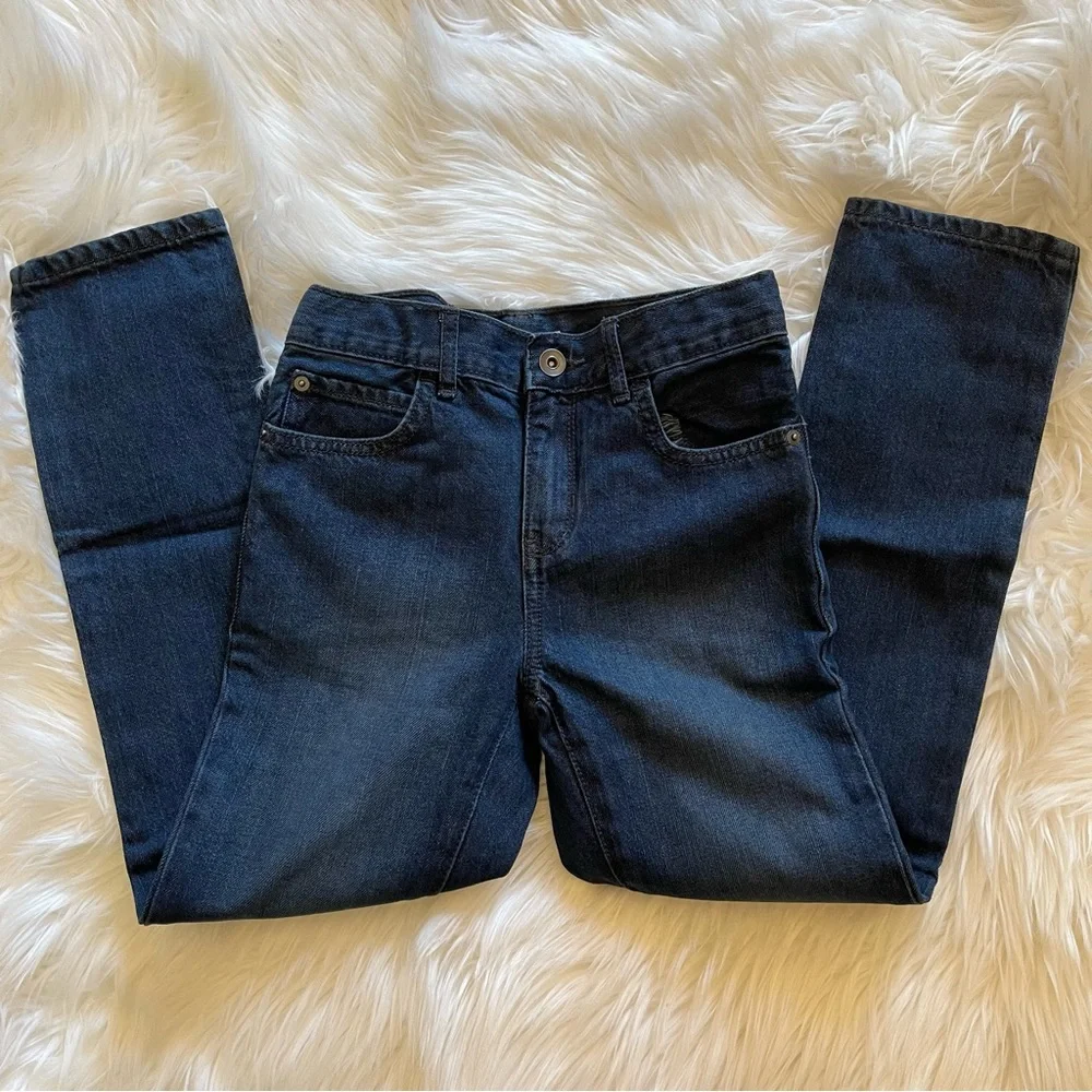 The Children’s Place Girls Skinny Jeans, Dark Blue, NWT, Size 8